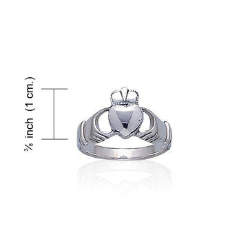 Irish Claddagh Silver Ring TRI1071 - Jewelry